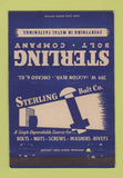 Matchbook Cover - Sterling Bolt Company Chicago IL Fastener 40 Strike
