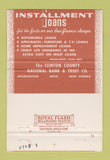 Matchbook Cover - Clinton County Bank Wilmington New Vienna OH 40 Strike