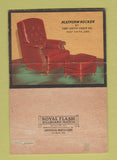 Matchbook Cover - Fort Smith Chair Company AR Furniture 40 Strike