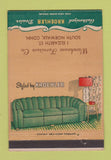 Matchbook Cover - Kroehler Furniture South Norwalk CT 40 Strike