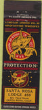 Matchbook Cover - Matchbook Cover Moose Lodge Santa Rosa CA