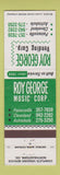 Matchbook Cover - Roy George Vending Juke Box Painesville Cleveland Ashtabula OH