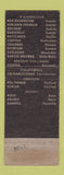 Matchbook Cover - Western Hotels CHAIN WEAR