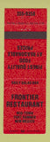 Matchbook Cover - Frontier Restaurant Fort Sumner NM