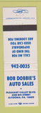 Matchbook Cover - Bob Dobbie's Auto Sales Altoona PA WEAR