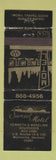 Matchbook Cover - Sunset Motel Morrisville VT WEAR