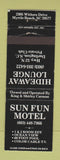 Matchbook Cover - Sun Fun Motel Myrtle Beach SC WEAR