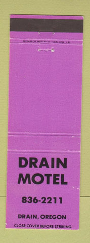 Matchbook Cover - Drain Motel Drain OR