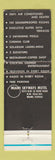 Matchbook Cover - Miami Skyways Motel Miami FL Airport