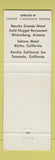 Matchbook Cover - Sahara Motel Blythe CA Best Western