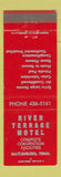 Matchbook Cover - River Terrace Motel Gatlinburg TN