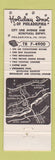 Matchbook Cover - Holiday Inn Philadelphia PA