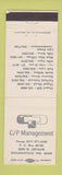 Matchbook Cover - CP Management Indianapolis IN