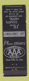 Matchbook Cover - Plaza Courts Motel Sioux Falls SD