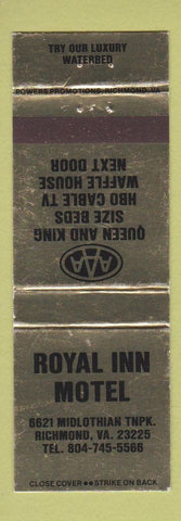 Matchbook Cover - Royal Inn Motel Richmond VA