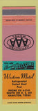 Matchbook Cover - Western Motel Hamilton TX