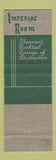 Matchbook Cover - Cosmopolitan Hotel Denver Colorado