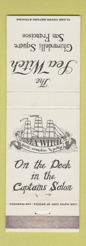 Matchbook Cover - Sea Witch San Francisco CA