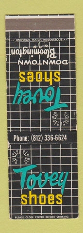 Matchbook Cover - Toey Shoes Bloomington IN