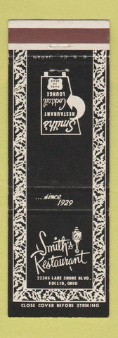 Matchbook Cover - Smith's Restaurant Euclid OH