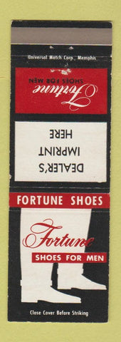 Matchbook Cover - Fortune Men's Shoes