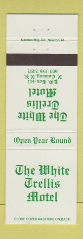 Matchbook Cover - The White Trellis Motel North Conway NH