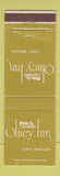 Matchbook Cover - Olney Inn Olney MD WEAR