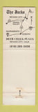 Matchbook Cover - The Jacks Nevada City CA