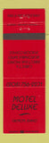 Matchbook Cover - Motel Deluxe Salmon ID