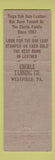 Matchbook Cover - Tioga Oak Shoe Soles Doc's Repair Danville PA