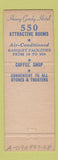 Matchbook Cover - Henry Grady Hotel Atlanta GA