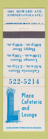 Matchbook Cover - Plaza Cafeteria Lounge WEAR New York City?