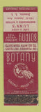 Matchbook Cover - Botanny Ties Lunn's Jamaica LI NY WORN