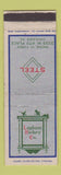 Matchbook Cover - Lapham Hickey Steel Chicago IL