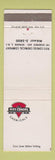 Matchbook Cover - Pitt Consol Chemical Newark NJ