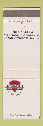 Matchbook Cover - Pitt Consol Chemical Newark NJ
