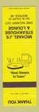 Matchbook Cover - Michael J's Steak House Beatrice NE