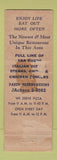 Matchbook Cover - Ramon Lopez Gondolier Restaurant Arlington VA