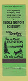 Matchbook Cover - Lakeside Liquor Store Henderson AR