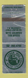 Matchbook Cover - Cedar Hill Country Club Livingston NJ WORN