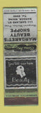 Matchbook Cover - Margaret's Beauty Salon Bangor ME WORN