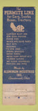 Matchbook Cover - Permite Products Otto's Auto Parts Danville PA WORN