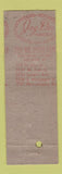 Matchbook Cover - Jay Dee Shoes Baltimore MD MISCUT WEAR