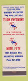Matchbook Cover - Americana Motel Arlington VA
