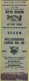 Matchbook Cover - Matchbook Cover Moose Lodge Millersburg PA WORN