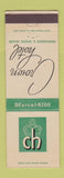 Matchbook Cover - Crown Hotel Providence RI