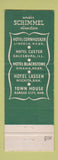 Matchbook Cover - Orelans Room Blackstone Hotel Omaha NE