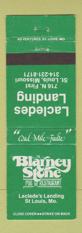 Matchbook Cover - Blarney Stone Lacledes Landing St Louis MO WEAR