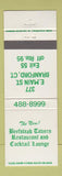 Matchbook Cover - Beefsteak Tavern Restaurant Branford CT