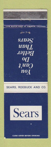 Matchbook Cover - Sears Roebuck Yorkshire Tobacco
